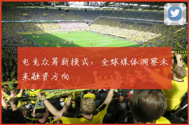 电竞众筹新模式,全球媒体洞察未来融资方向